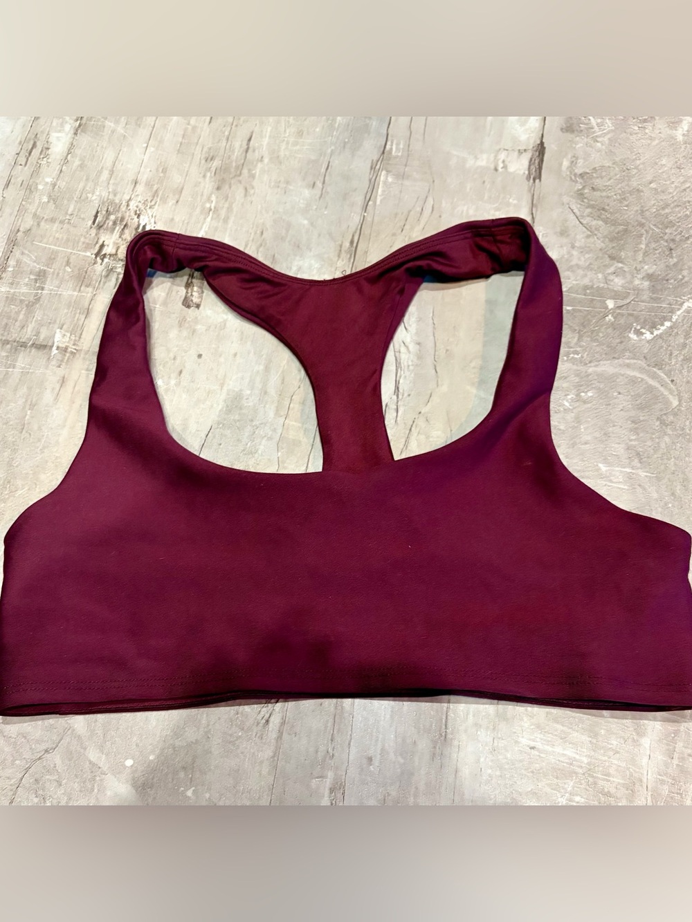 ALO Yoga Women's Sports Bra in Burgundy